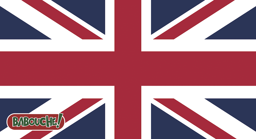 union jack funky golf towel