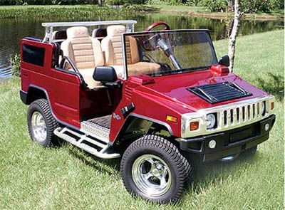 humvee golf cart
