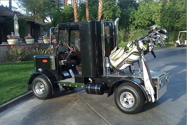 big rig golf cart - cool golf carts