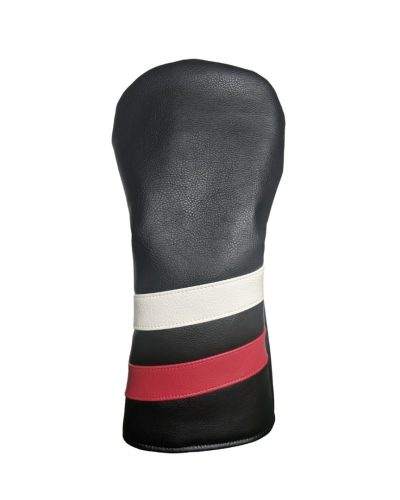 black with white and red stripe