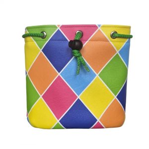 Harlequin golf valuables pouch