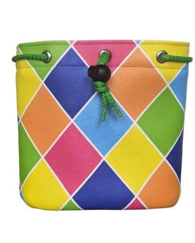 Harlequin golf valuables pouch