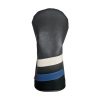 black with white and blue stripe