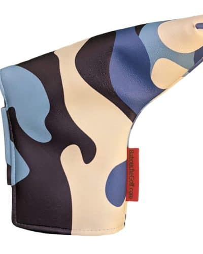 blue camo blade putter cover