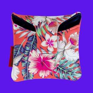 Pink Botanical Mallet Putter Cover