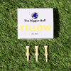 Yellow Castle Bamboo Golf Tee 45mm - Image 2