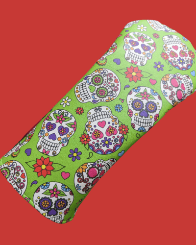 Green Sugar Skull Boxing Glove Head Cover