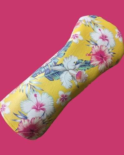 Yellow Botanical driver head cover
