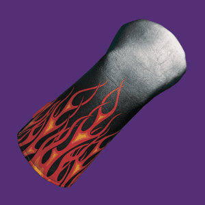 flame boxing glove head cover